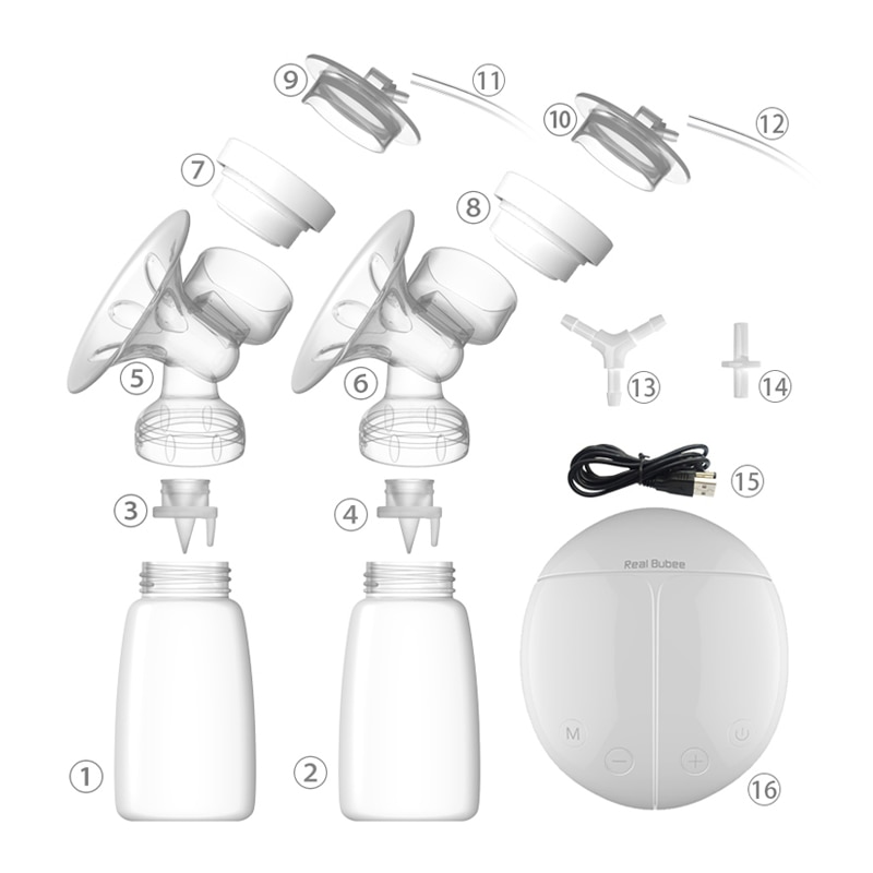 Breast Pump Electric with Milk Bottle